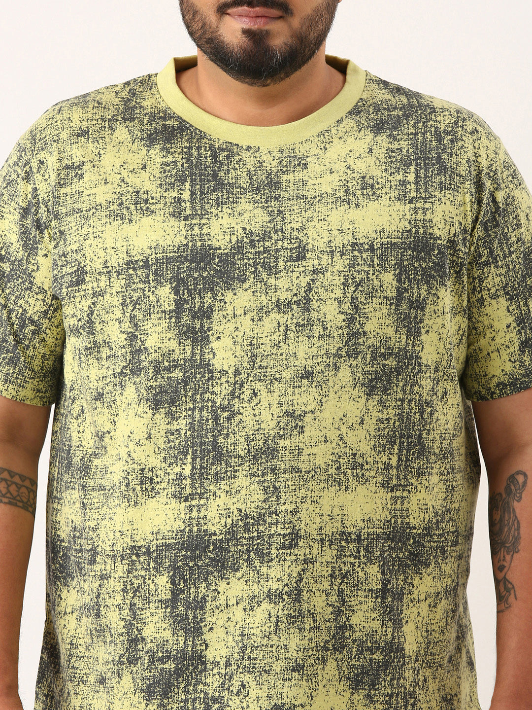 All Over Texture Print T-Shirt