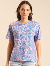 Meandring Lines T-Shirt