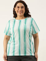 Watercolour Striped T-Shirt
