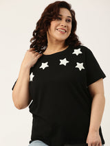 Embroidered Star T-Shirt