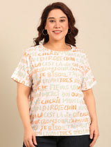 Shadow Text T-Shirt