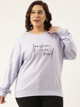 Lavender Sunshine Embroidered Sweatshirt